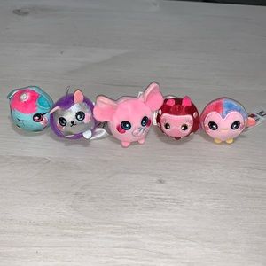 Mini Squeezamals - Set of 5 (Used for Display)